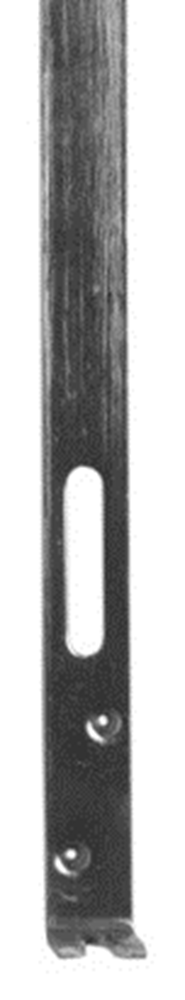 Nemef 1742-754 Achterstaaf | staal verzinkt 20x754mm. 9174290050