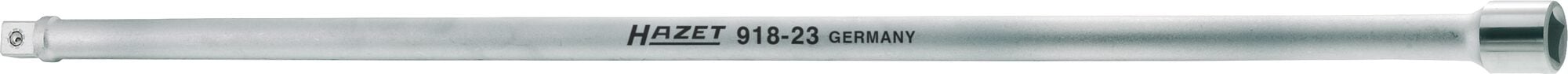 HAZET Verlengstuk 918-23 · 1/2 inch (12,5 mm) vierkant hol · 1/2 inch (12,5 mm) vierkant massief · Lengte: 575 mm