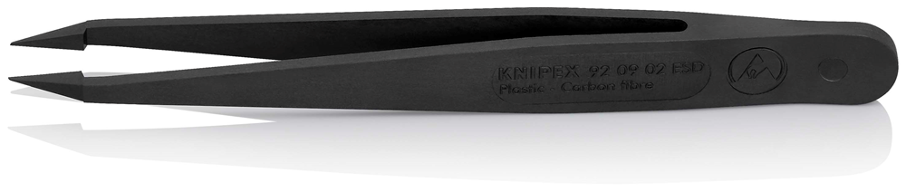 Knipex ESD Kunststofpincet | 115 mm Lengte - 92 09 02 ESD