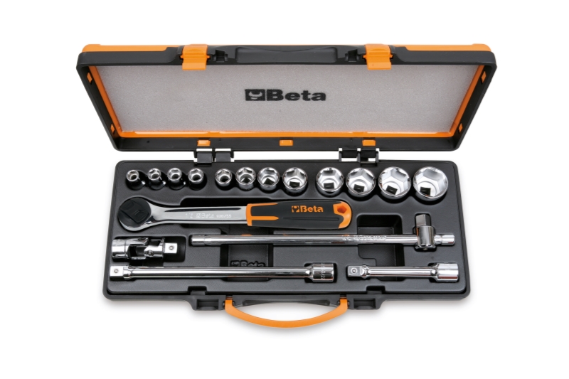 Beta Doppendoos met 12 dopsleutels en 5 toebehoren 920A/C12X - 009200933