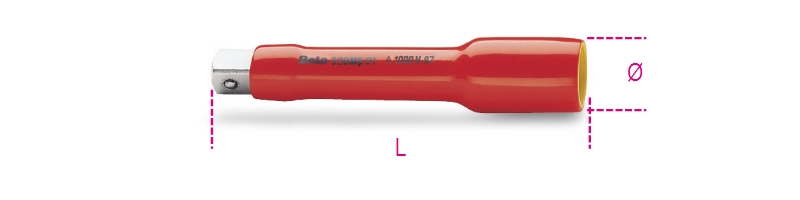 Beta 1/2” verlengstuk 920MQ/21 - 009200804