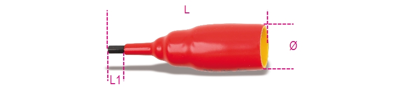 Beta 920Mq-Pe 4-Schroevendraaierdoppen - 009200264