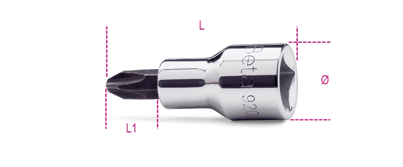 Beta Schroevendraaierdoppen voor Phillips® kruiskopschroeven 920PH 2 - 009200472