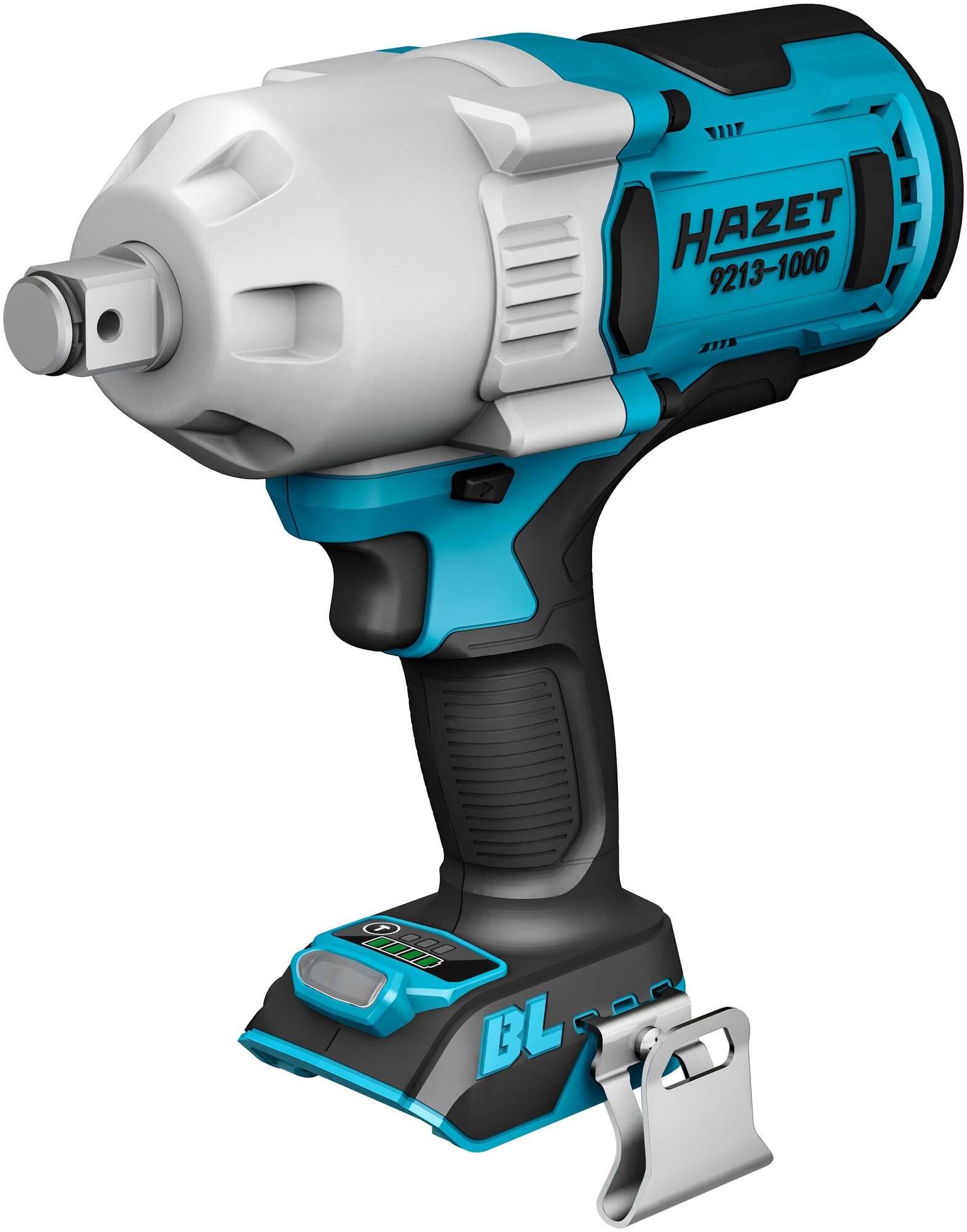 HAZET Accu-slagmoersleutel 9213-1000 · Losdraaimoment maximaal [Nm]: 1400 Nm · 3/4 inch (20 mm) vierkant massief