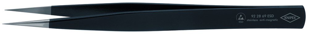 Knipex Pincet r.v.s. | anti magnetisch | 130 mm | ESD - 922869ESD