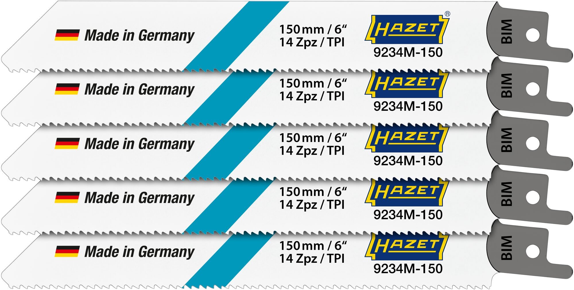 HAZET Zaagbladenset 9234M-150/5 · 5-delig