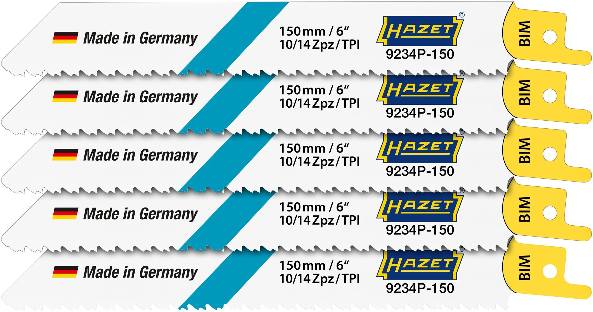 HAZET Zaagbladenset 9234P-150/5 · 5-delig