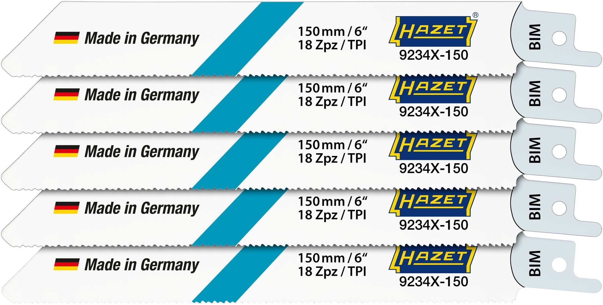 HAZET Zaagbladenset 9234X-150/5 · 5-delig