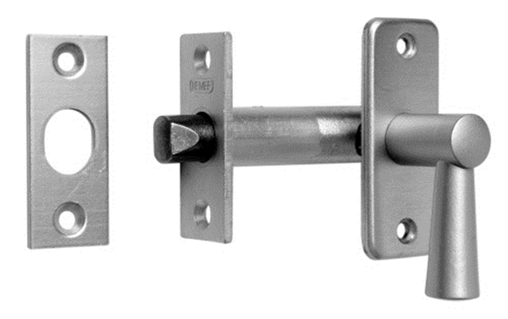 Nemef 2600/4-35, Insteekgrendel, Dm35Mm, Voorplaat F1 Geeloxeerd 55 X - 9260004350