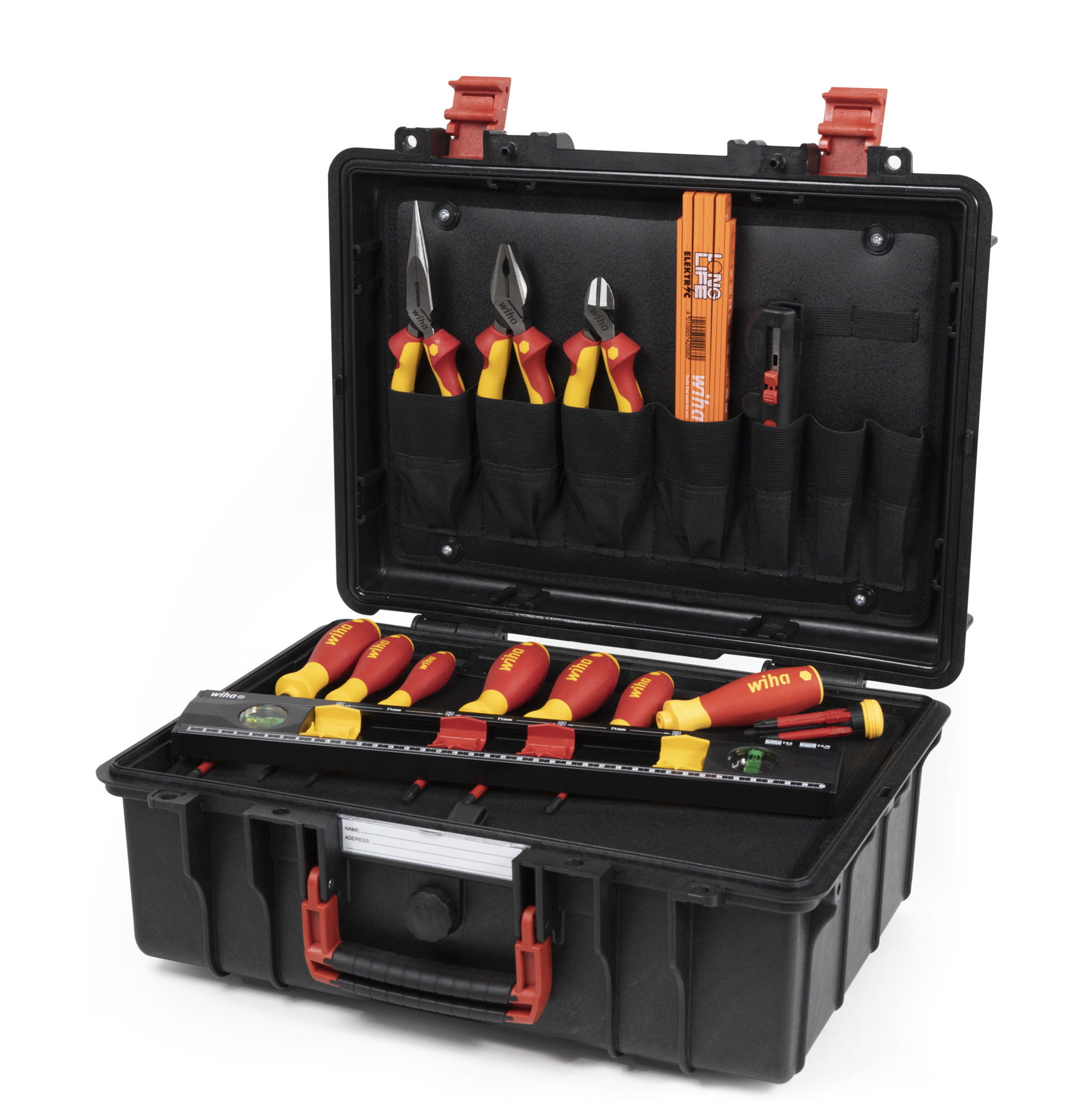 Wiha Gereedschapskoffer basis set L elektrisch - 18-delig - 45530