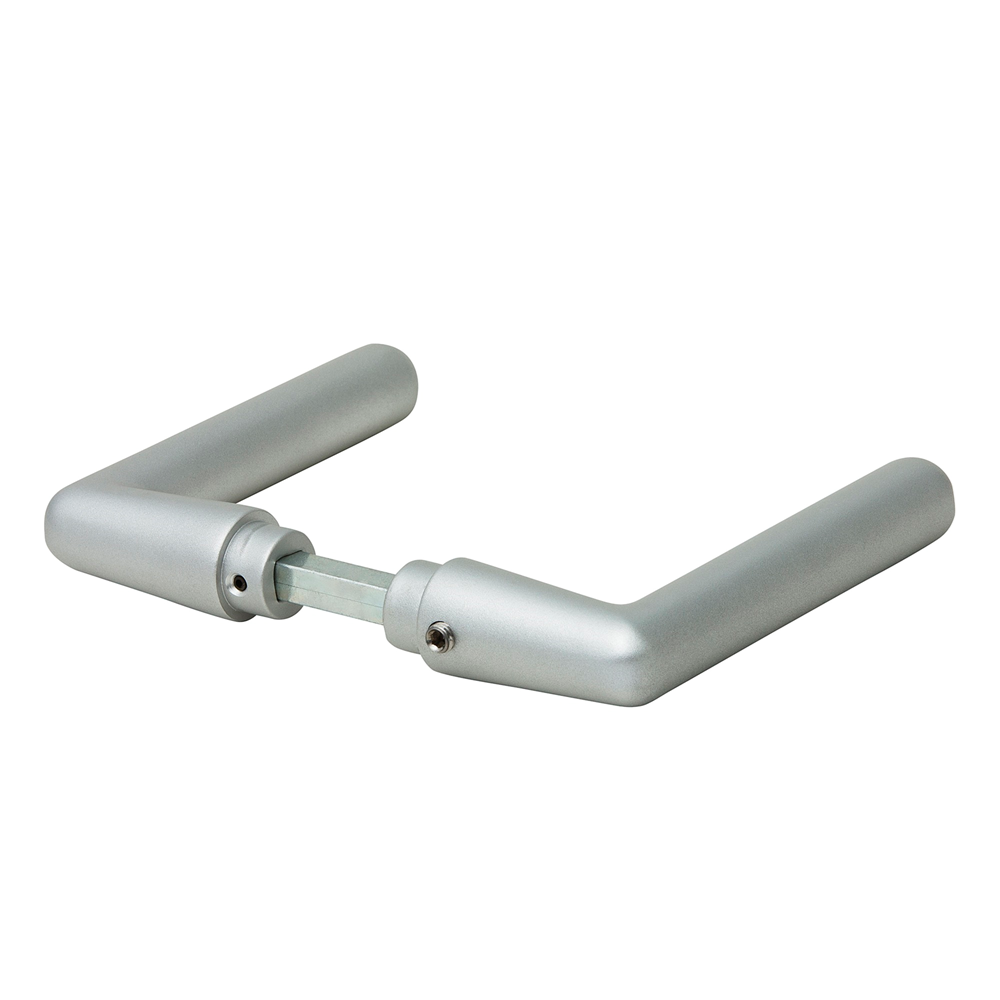 Nemef Aluminium Deurkrukken 3152 L-Model Deur 38Mm | t.b.v. 38 mm deur - 9315200000