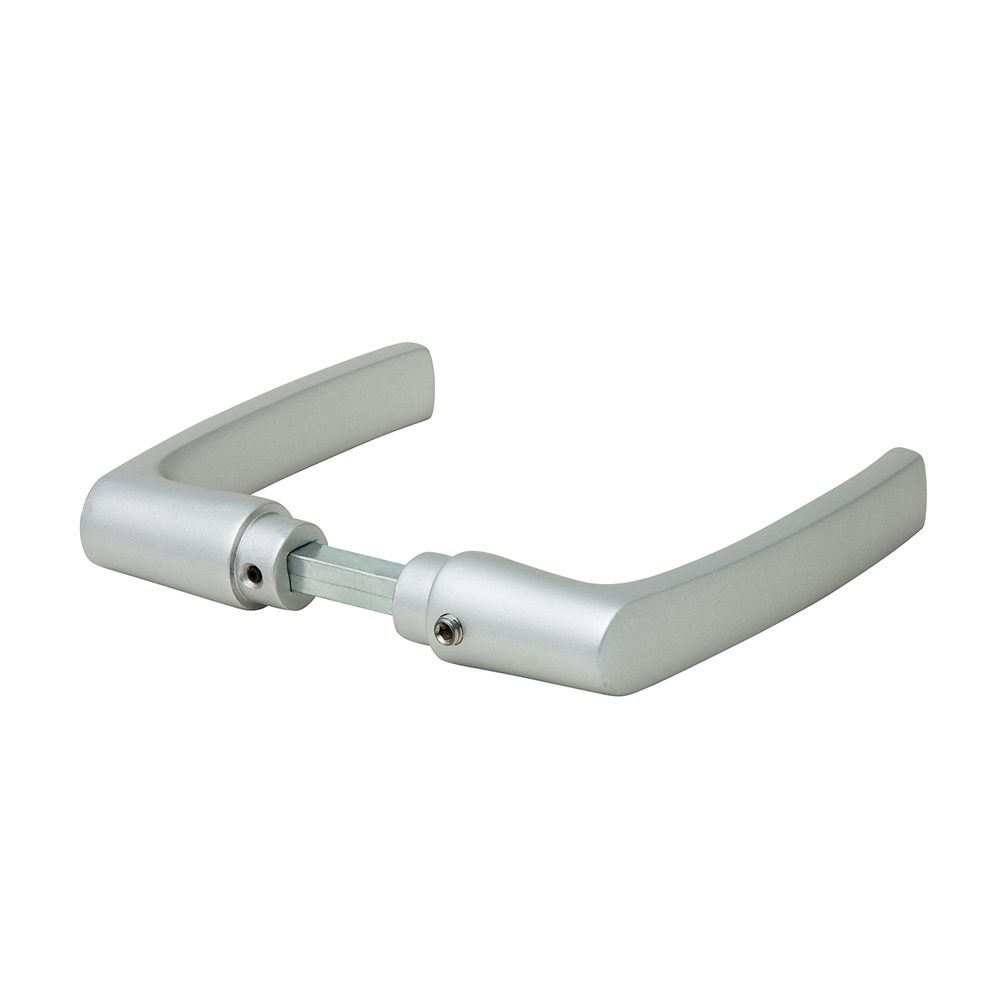 Nemef Aluminium Deurkrukken 3323 Blok Deur 54Mm | set t.b.v. 54 mm deur - 9332300000