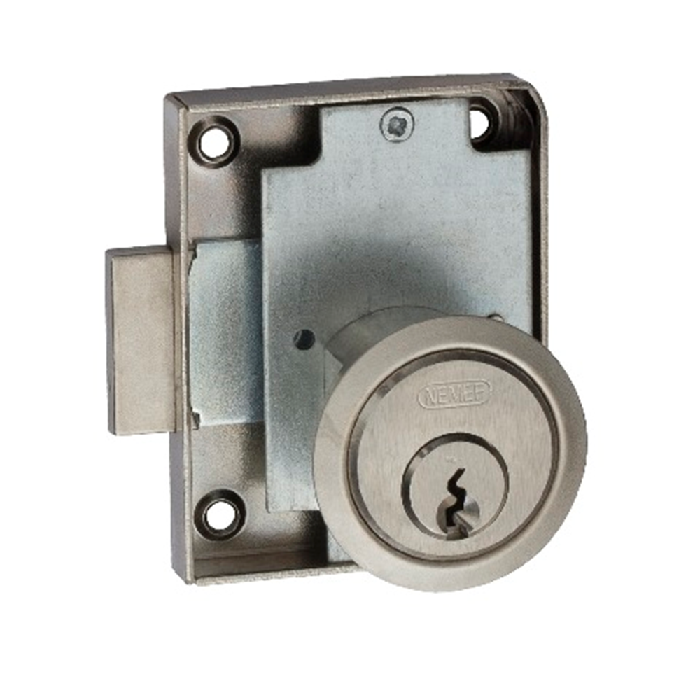 Nemef Oplegmeubelslot 4146-30MM CIL 25MM 2 sleutels | incl. cilinder | DM 30 mm 9414607300