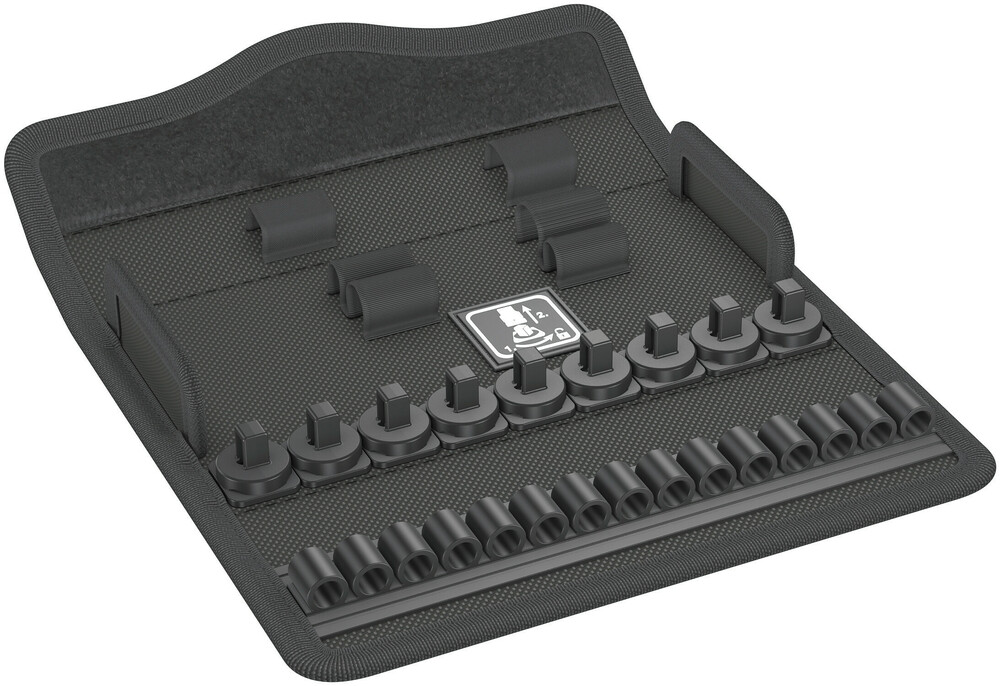 Wera Vouwetui voor Kraftform Micro-sets met hoogstens 12 delen, leeg, 235 x 115 mm - 1 stuk(s) - 05136467001
