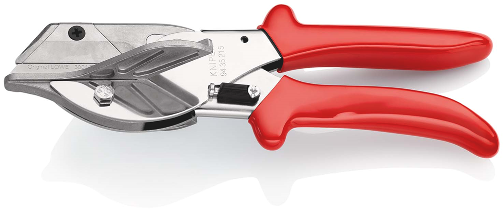 Knipex Versteksnijder voor kunststof- en rubberprofielen | Kunststof bekleed | Verchroomd | Lengte 215 mm - 94 35 215 EAN
