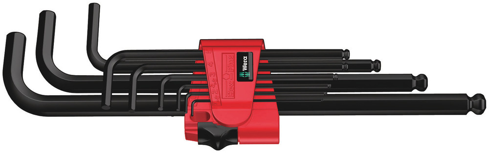 Wera 950 PKL/9 BM N Stifsleutelset, metrisch, BlackLaser, 9 -delig - 1 stuk(s) - 05022086001