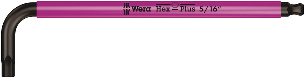 Wera 950 SPKL Stiftsleutel Multicolour, Inch Maten, 5/32 duim gelb - 1 stuk(s) - 05022633001