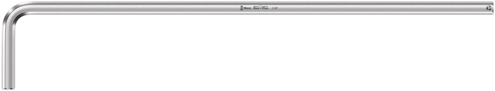 Wera 950 L HF Stiftsleutel, metrisch, verchroomd, met vasthoudfunctie, 3 x 126 mm - 05022120001
