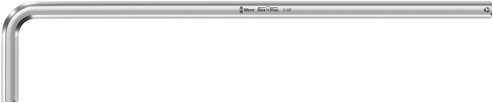 Wera 950 L HF Stiftsleutel, metrisch, verchroomd, met vasthoudfunctie, 5 x 160 mm - 05022122001