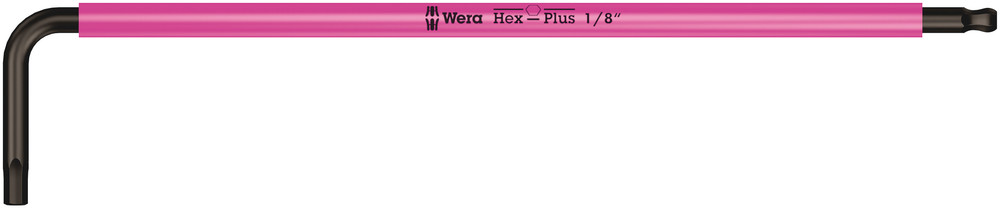 Wera 950 SPKL Stiftsleutel Multicolour, Inch Maten, 1/8 duim leuchtpink - 1 stuk(s) - 05022632001