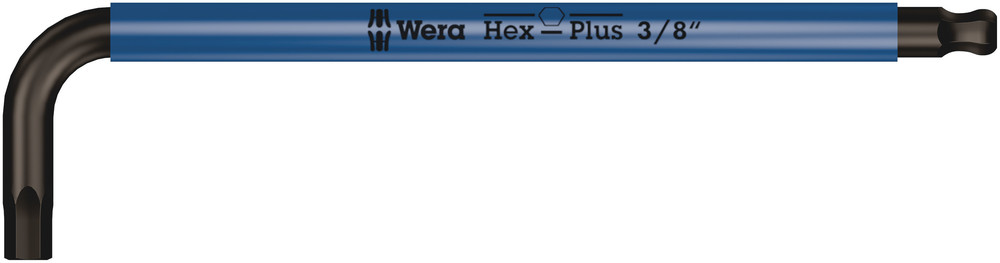 Wera 950 SPKL Stiftsleutel Multicolour, Inch Maten, 3/8 duim blau - 1 stuk(s) - 05022638001