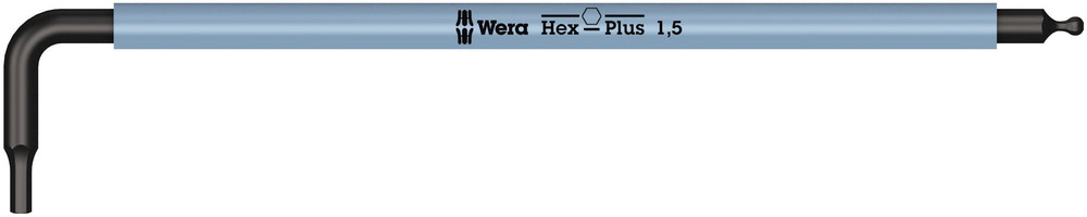 Wera 950 SPKL Stiftsleutel Multicolour, Metrisch, BlackLaser, Hex-Plus, 1.5 mm - 1 stuk(s) - 05022600001
