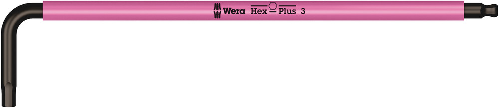 Wera 950 SPKL HF Stiftsleutel Multicolour, Metrisch, met vasthoudfunctie, 3,0 mm - 1 stuk(s) - 05022200001