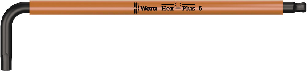 Wera 950 SPKL HF Stiftsleutel Multicolour, Metrisch, met vasthoudfunctie, 5,0 mm - 1 stuk(s) - 05022202001
