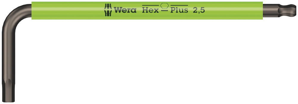 Wera 950 SPKS Stiftsleutel Multicolour, metrisch, 2.5 x 63 mm - 05022671001