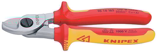 Knipex Kabelschaar geïsoleerd met meer-componentengrepen, VDE-getest 165 mm - 95 16 165