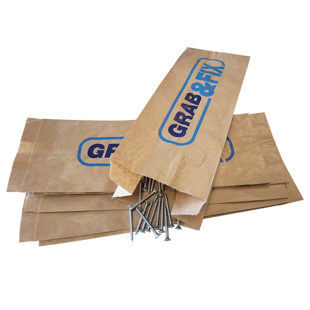 Hoenderdaal Fasteners Hoenderdaal Grab&Fix Papieren Zak | 1500 stuks 9530.00.01250