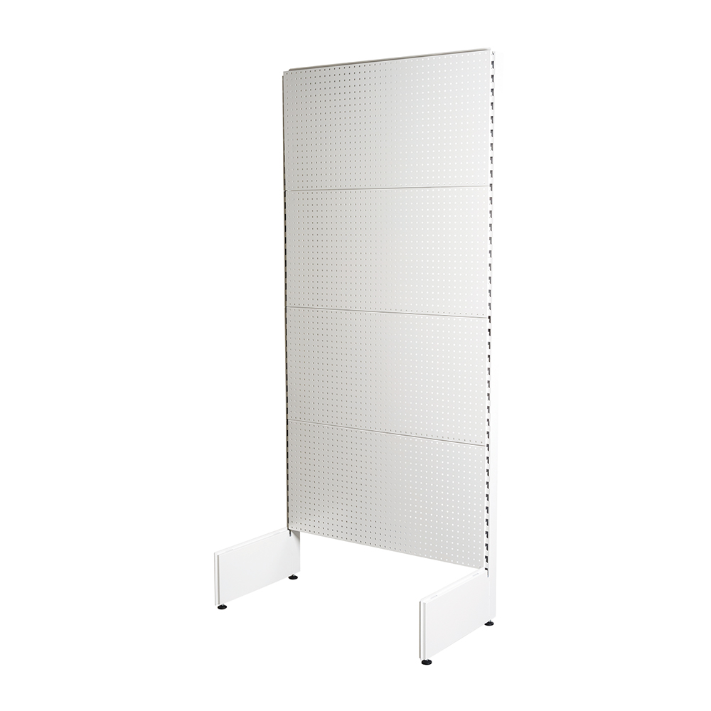 Silverline Vrijstaande perforatiewand, 1 m | Wit - 955637