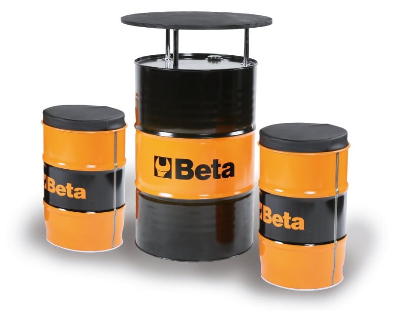 Beta 9565K-Vat Tafel Met Twee Krukjes - 095650500