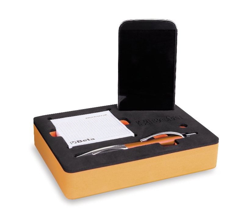 Beta BetaCollection Zacht foam inleg met 1 pen en 2 notitieblokken 9588M - 095880011