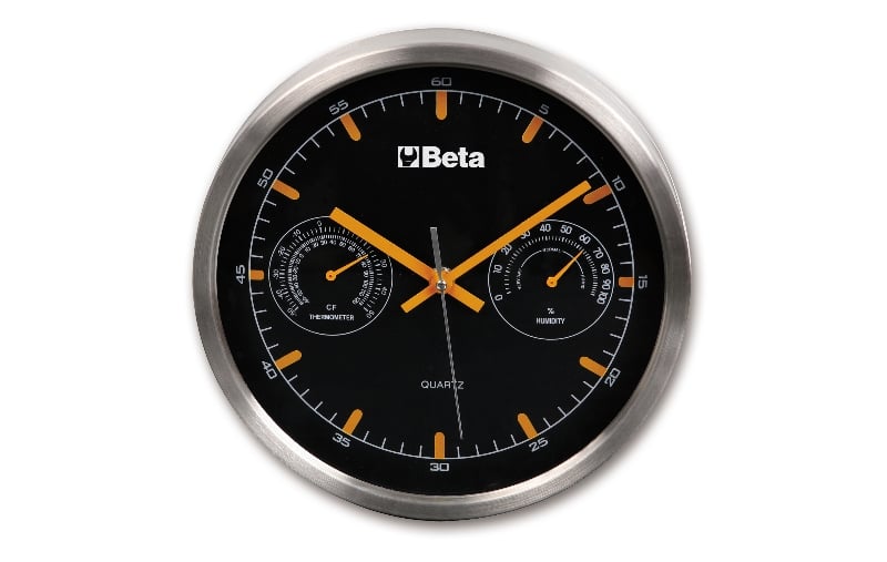 Beta BetaCollection Klok met thermometer en hygrometer, 26 cm in diameter 9594 - 095940051