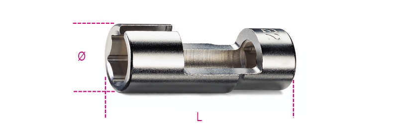 Beta Dopsleutels voor lambda sondes 1/2” aansluiting 960SL110 - 009600110