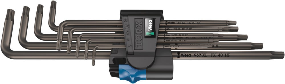 Wera 967/9 TX XL HF 1 Stiftsleutelset met vasthoudfunctie, lang, 9 -delig - 1 stuk(s) - 05024450001