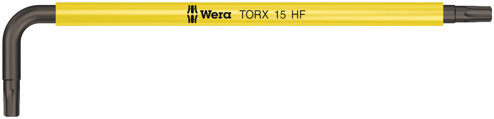 Wera 967 SL TORX® HF Multicolour Stiftsleutel met Vasthoudfunctie, TX 15 x 90 mm - 1 stuk(s) - 05024173001