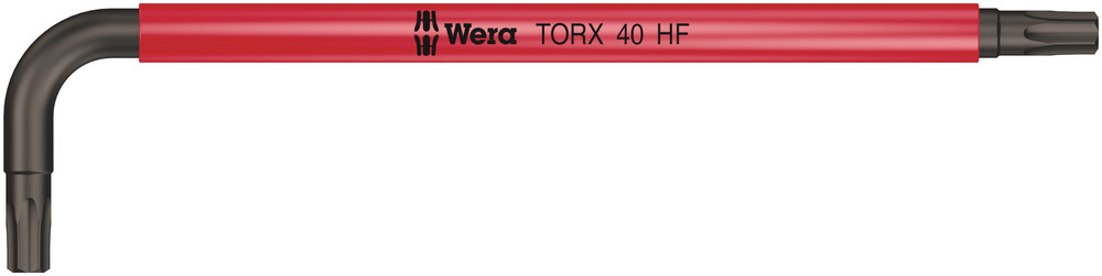Wera 967 SL TORX® HF Multicolour Stiftsleutel met Vasthoudfunctie, TX 40 x 132 mm - 1 stuk(s) - 05024178001