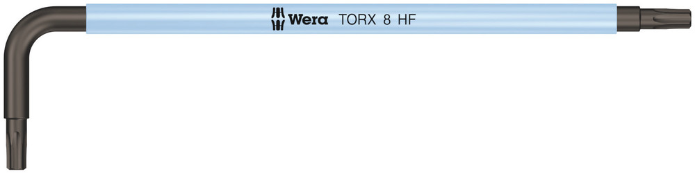 Wera 967 SL TORX® HF Multicolour Stiftsleutel met Vasthoudfunctie, TX 8 x 76 mm - 1 stuk(s) - 05024170001