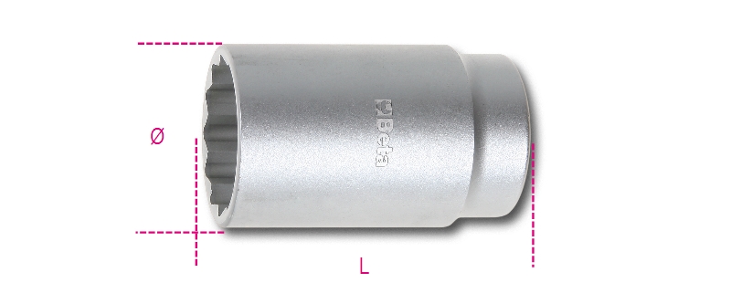 Beta Dopsleutel voor naafmoeren 969B 27 - 009690127