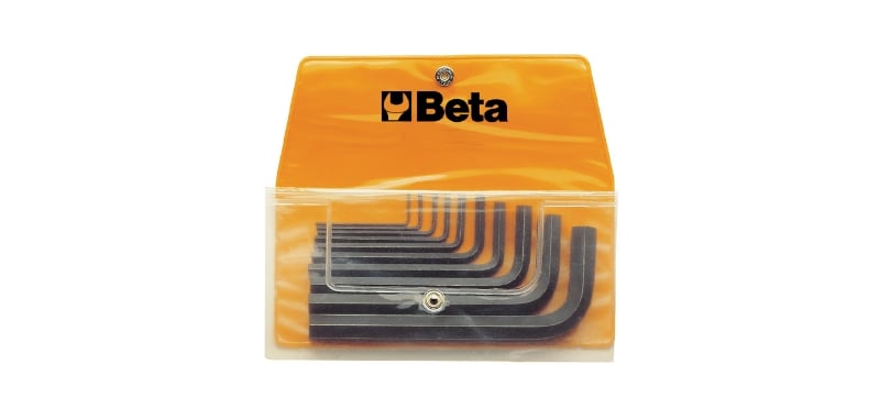Beta 11 -delig set zeskant stiftsleutels (art. 96AS) in etui 96AS/B11 - 000960749