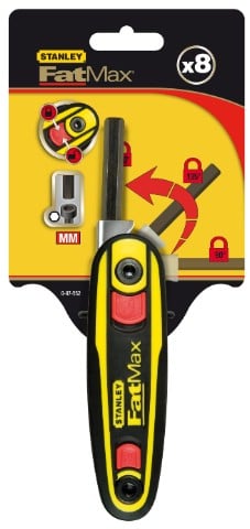 Stanley handgereedschap FatMax Vergrendelbare Stiftsleutelset mm (8delig) - 0-97-552