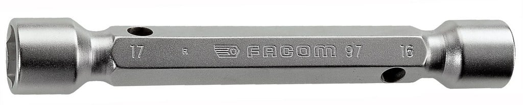 Facom dubbele, gesmede pijpsleutels, metrisch 20x22 - 97.20X22