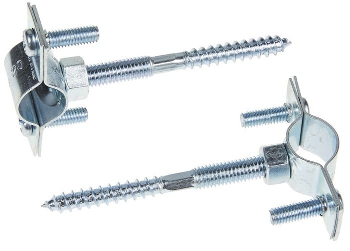 Kirchhoff Buisklem 26 28 mm met stokschroef M8 x 80 mm (2x) 973125117