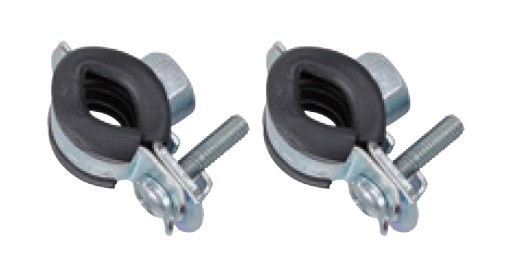 Kirchhoff Buisklem 12 14 mm geluiddicht voor 1 4" met stokschroef M8 x 80 mm (2x) 973550255