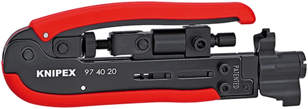 Knipex Compressiegereedschap F-,BNC, RCA stekke - 97 40 20 SB - 974020SB