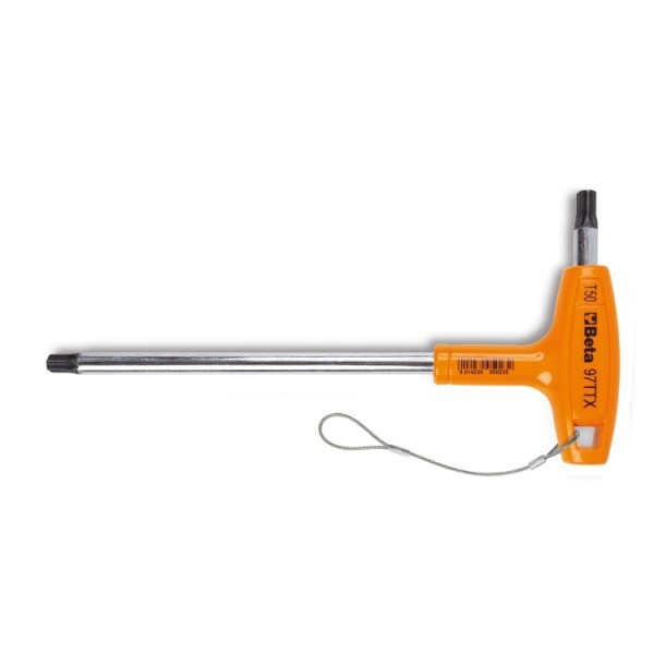 Beta 97TTX-HS 20 Haakse stiftsleutels voor Torx(R) schroeven en krachthandgreep H-SAFE - 000974720 000974720