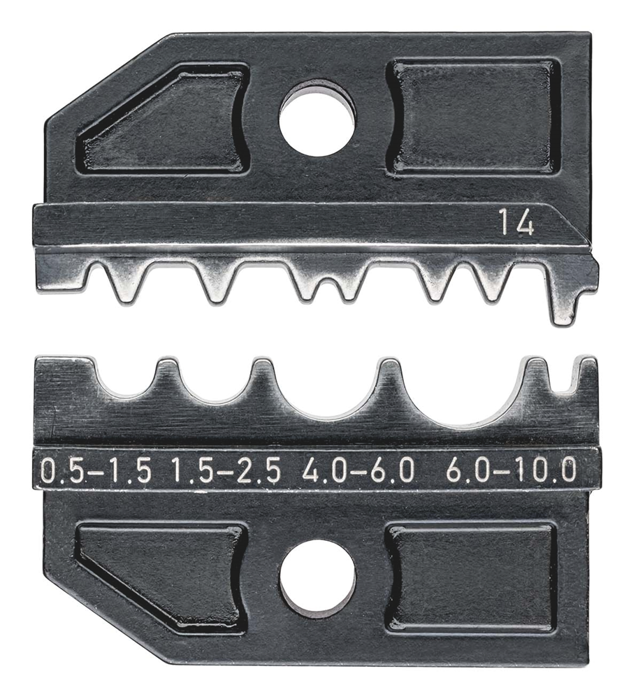 Knipex Krimpprofiel | Voor Niet-Geïsoleerde Klem-, Buis- en Perskabelschoenen | DIN 462 - 97 49 14