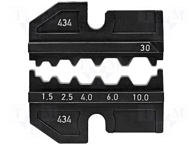 Knipex Krimpprofiel voor niet-gesoleerde stootverbinders - 974930